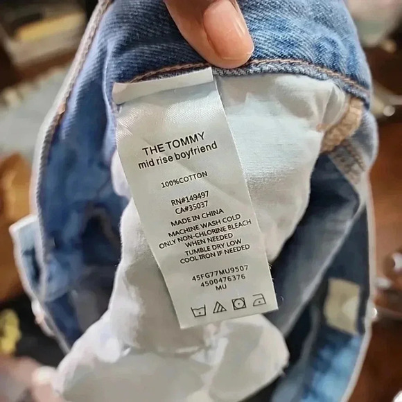 Favorite Daughter The Tommy Mid Rise Boyfriend Jeans -28 - Picture 3 of 12